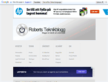 Tablet Screenshot of blogg.webbfabriken.com